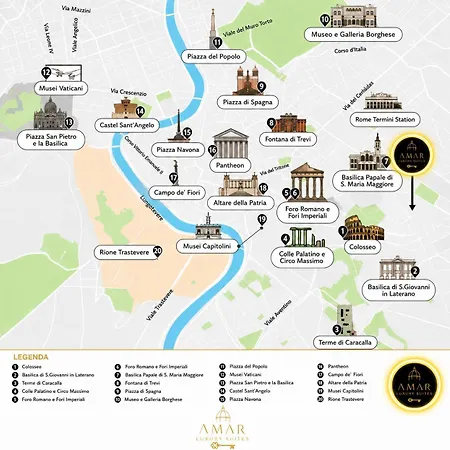 Amar Luxury 4* Rome